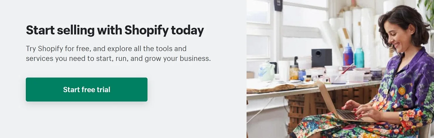 Shopify Free Trial Banner