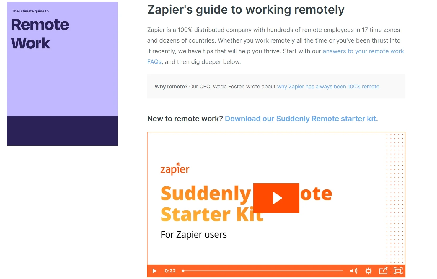 Zapier's Ultimate Guide to Remote Work