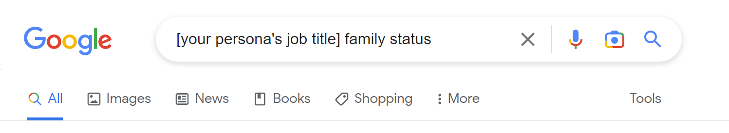 Family Status Search Query