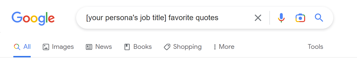 Favorite Quotes Search Query