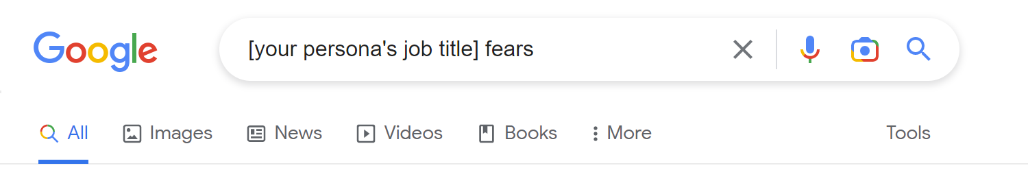 Fears Search Query