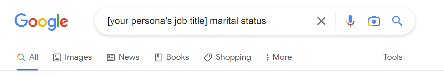 Marital Status Search Query