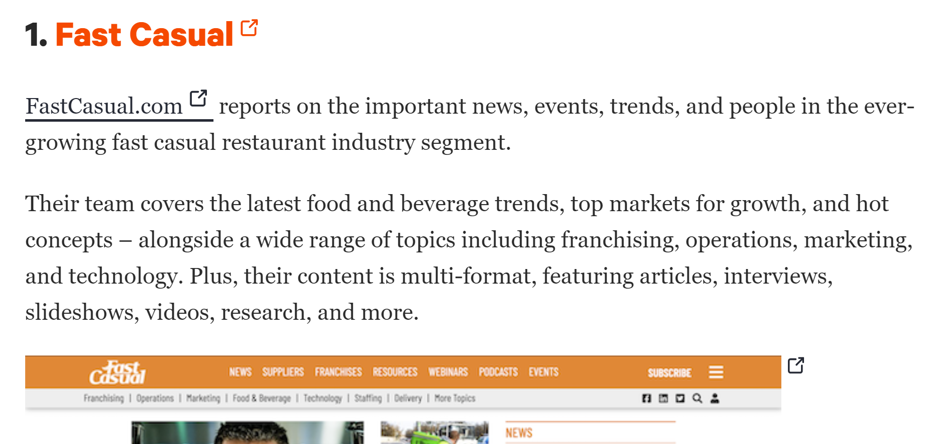 Restaurant Management Websites