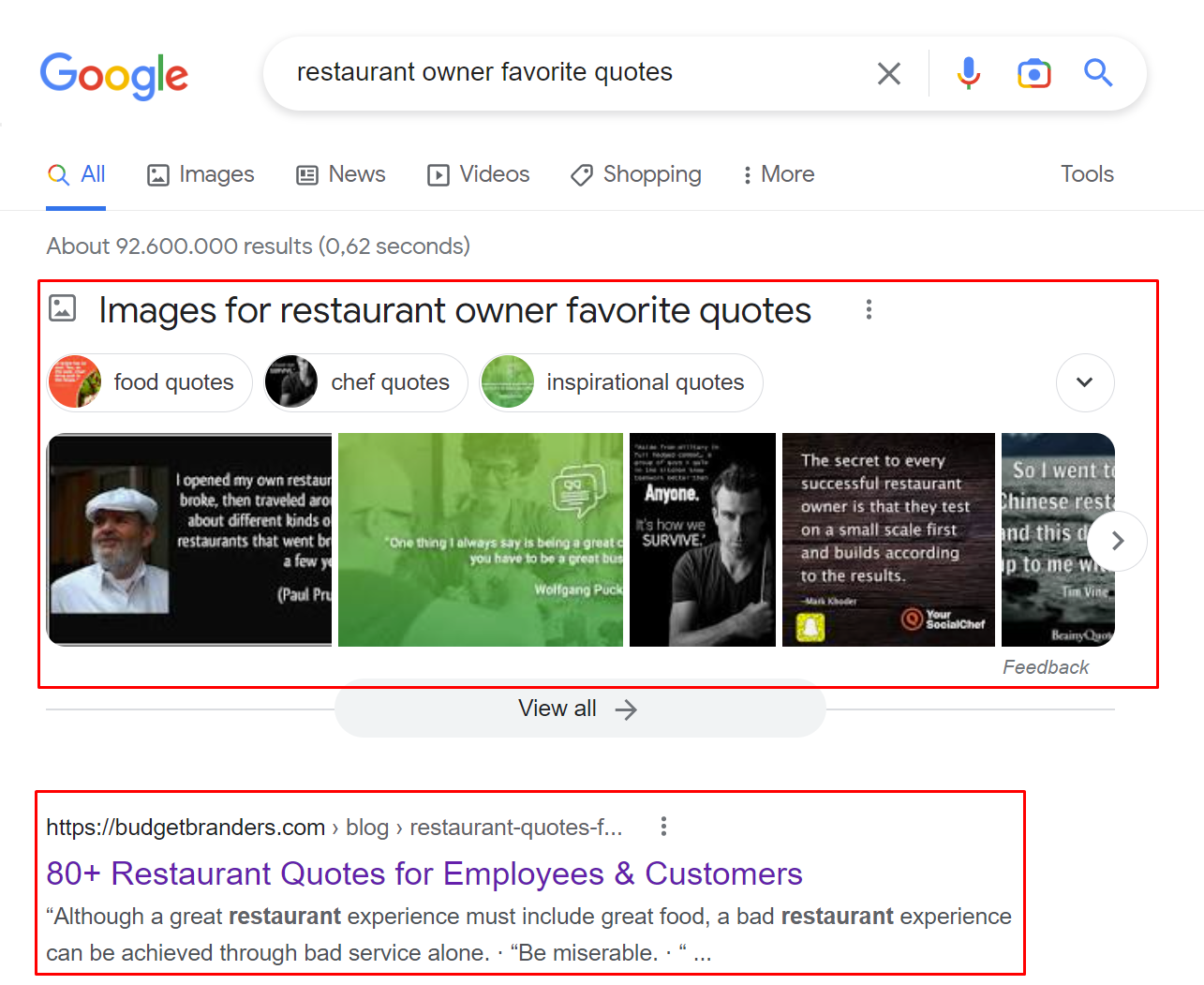 Restaurant Owner Favorite Quotes Google