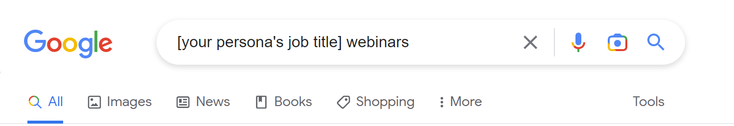Webinars Search Query